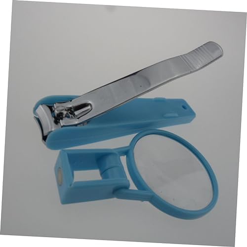 Healifty Nail Care Clipper with Magnifying Glass for Safe Comfortable Trimming Ergonomic Design for Seniors Nail Tools for Precise Care