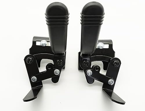 Wheelchair Brake,Wheelchair Wheel Lock,for Silver Sport 2,Cruiser III,Cruiser X4, Bariatric,Silver Sport Recliner Wheelchair,Universal Brake,Replacement Parts,W/Tool and Hardware.(1 Pr,Black)