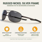 JO Bifocal Reading Glasses Sunglasses 2 Pack - UV400 Protection Aviator Bifocal Sun Reader for Men