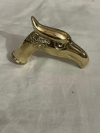Brass Eagle Walking Stick Handle: Vintage-Style Cane Topper 5 Inch