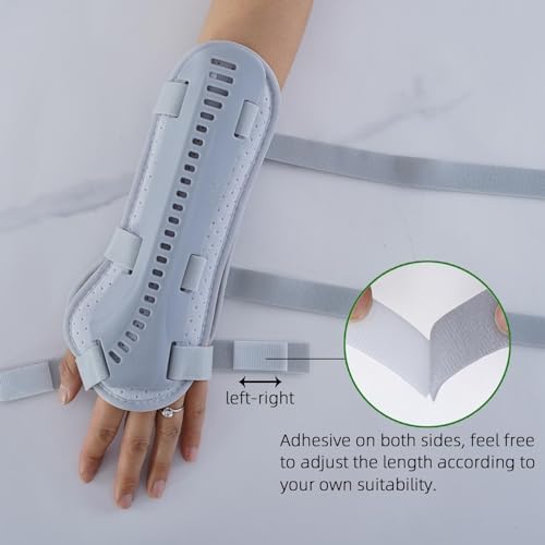 Wrist Fracture Splint,Wrist Brace,for Fractures,Sprains,Pain and Swelling,Arthritis,Tendonitis,Removable Splints for Adult(Left Hand)