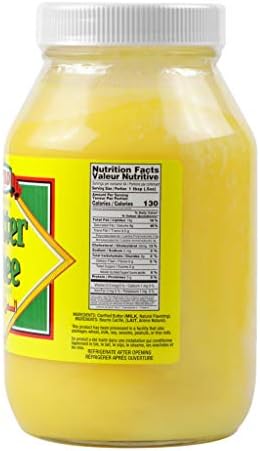 Ziyad Pure Desi Ghee Clarified Butter, 32 Ounce
