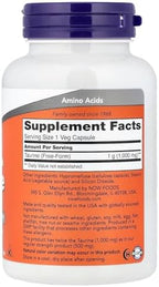 NOW Foods: Taurine 1000 Milligram 100 Capsules