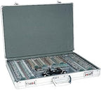 Trial Lens Set Optical 266 Pieces Trial Lens Set Metal Rim Aluminium Case Adjustable Eye Testing Trial Frame Rings Glasses