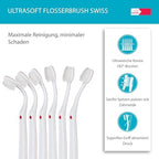 edel+white Ultra-Soft Swiss-Made Toothbrush for Adults – Extra Soft for Sensitive Gums – Super Soft Bristle Design