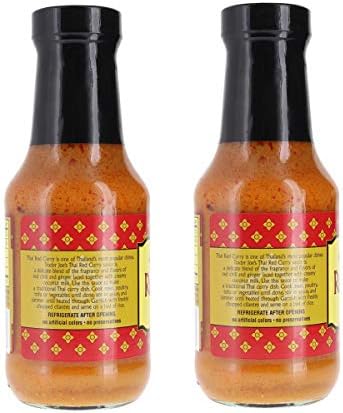 Trader Joe's Thai Red Curry Sauce Bundle (2 Pack)