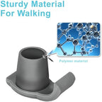 Dotday 4 Pack Walker Skis Glides for Folding Walkers, Essentials Universal Walker Accessories for Seniors, Mobility Aid Accessory for Seniors