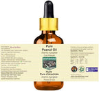 Pure Peanut Oil (Arachis hypogeae) with Glass Dropper Cold Pressed 50ml (1.69 oz)