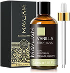 Vanilla Essential Oil 30ml/1.01fl.oz, MAYJAM Premium Vanilla Oils for Aromatherapy, Diffuser, Soap Making, Candle Making, Long Lasting Scents
