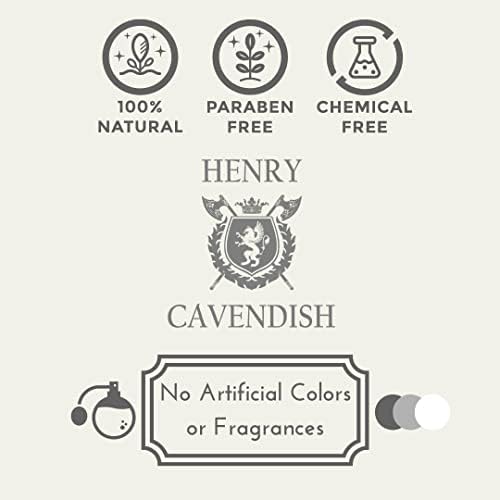 Henry Cavendish Eucalyptus Mint Shaving Soap with Shea Butter & Coconut Oil. Long Lasting 4 oz Puck Refill. Himalaya Fragrance. All Natural. Rich Lather, Smooth Shave. For Ladies and Gentlemen.