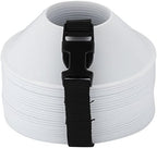 American Challenge Mini Disc Cones – Set of 25 Agility Cones for Sports Training – Compact Soccer Cones with Carry Strap for Drills & Practice