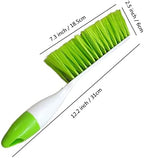Soft Bristle Bed Sheets Sweeping Cleaning Brush with Long Hand, Counter Duster for Debris Hair Remover Desk Quilt Sofa Furniture, 2 Pack