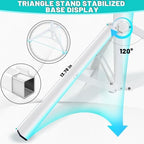 IV Poles,46to 85In IV Stand Floor with 4 IV Bag Holder Stand Portable Telescopic Stabilizing Tripod Stainless Steels Pipe Extension Pole IV Influsion Pole Lightweight Strudy (46-84in)