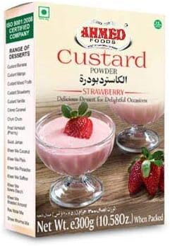 Ahmed Foods Custard Powder (strawberry flavour) - 300g - (pack of 2)