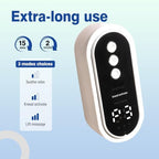 Air Compression Leg Massager, Cordless Leg Compression Massager for Circulation with 3 Modes and Heat, Easy to use, Muscle Relaxation(Pair) (Grey)