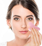 Mina Heal Rose Quartz Gua Sha Facial Massage Stone Excellent Skincare Tool