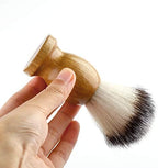 Anbbas 3IN1 Shaving Brush Set, with Synthetic Badger Hair Wood Handle,Stainless Steel Stand and Bowl,Perfect for Men Traditional Wet Shave