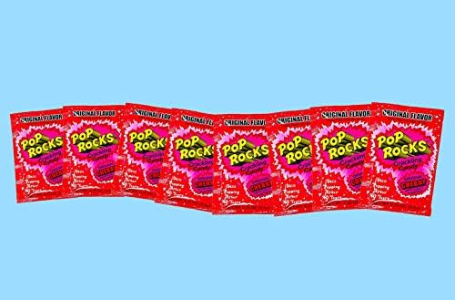 Pop Rocks Original Cherry Bulk (0.33 oz) – 72 Pack Cherry Flavored Pop Rocks Popping Candy, Retro Crackling Rock Candy for Halloween, Christmas, Easter, Valentine’s Day & Parties – By Dr. Variety
