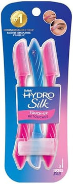 Schick Hydro Silk Touch-Up Razor 3 Count, Pack of 1