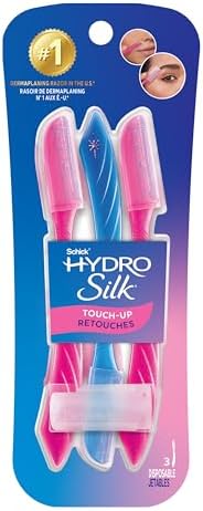Schick Hydro Silk Touch-Up Razor 3 Count, Pack of 1