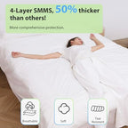 2 Pack Disposable Bed Sheets Queen, Disposable Travel Sheets for Travel with Quilt Cover and Pillowcase, Disposable Bedding Travel Bedding Disposable Sheets for Hotel Hospital