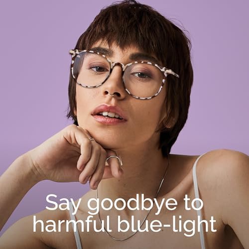 Gaoye Blue Light Blocking Glasses, Retro Round Eyewear Frame Anti Eyestrain Computer Glasses for Women Men (*Leopard)