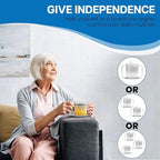 9oz Adult Sippy Cup with 2 Handles - Independence Sip Mug with 2 Style Lids, for Adults With Limited Mobility - Handicapped Accessories - Cups for Elderly Care - Made in the USA – 2 Pack