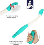 DPOWERFUL Self-Assist Toilet Mobility Aid Self Wipe Assist Tissue Holder Tool Long Reach Toilet Tissue Grip Motion Assistance Supplies 2 Pack