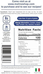 Molino Flour Molino Gluten Free Flour All Purpose Flour Made with Wheat Starch 1.1 Pounds Per Bag (4 Pack)