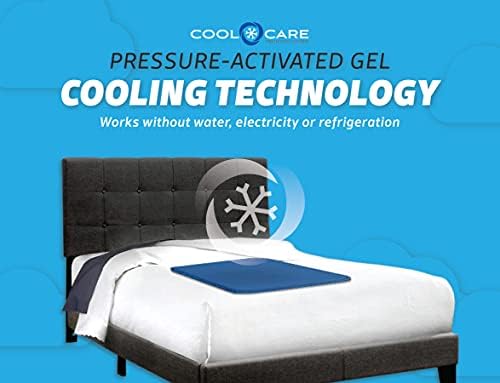 Cooling Pad for Bed - Pressure Activated Gel Provides Instant Relief - Ideal for Fevers, Hot Flashes, Night Sweats