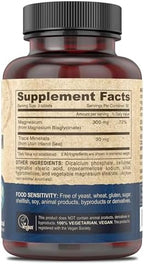DEVA Vegan Magnesium Glycinate 300mg per serving with Trace Minerals, Higher Absorption, Chelated Magnesium, 90 Tablets (Pack of 2)
