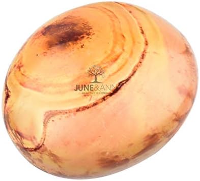 June&Ann Natural Ocean Jasper Palm Stones Healing Gemstone Therapy Worry Crystal Stones for Meditation Chakra Balancing Collection, Irregular Shape