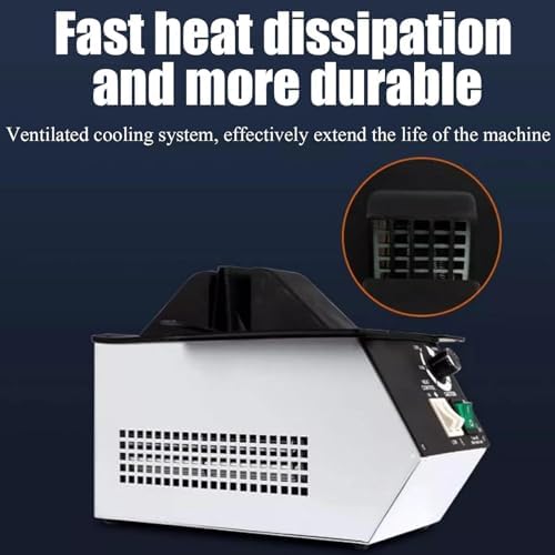 1500W Optical Eyeglasses Frame Warmer, Eyeglasses Frame Heater, Hot and Cold Air Switching, 80℃-130℃ Temperature Adjustable, for Eyeglasses Frame Processing Industries and Shop