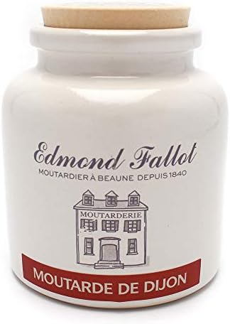 Edmond Fallot Original Dijon Mustard in Crock, 9 Ounce