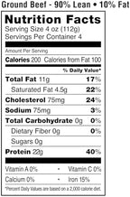 Amazon Grocery, Ground Beef, 90% Lean/10% Fat, 1 lb