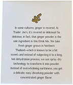 Trader Joe's 100% Natural Ginger Drink Mix 7 - 0.5oz (15g) Packets.