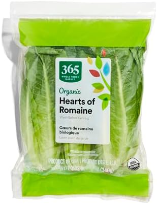 Organic Romaine Hearts, 3 Count