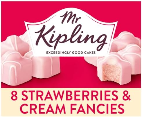 Mr Kipling Strawberries and Cream Fancies, Pack of 8