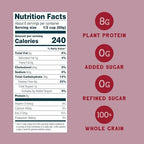 Seven Sundays Organic Muesli Cereal, Farmers Market Almond Date Currant, 12 Oz Bag, Gluten Free, 0g Added Sugar, Enjoy Warm, Cool or as Overnight Oats