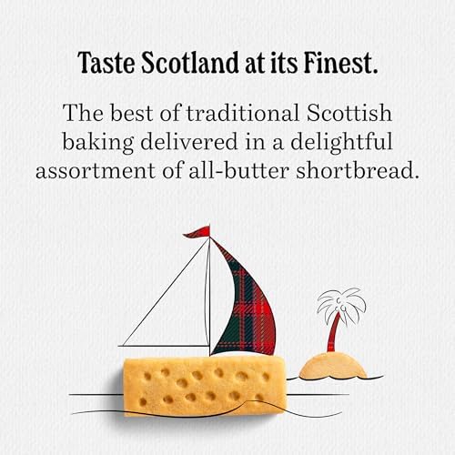 Walker's Shortbread Traditional Assortment, Pure Butter Shortbread Cookies, 17.6 Oz Box