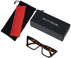 OCCI CHIARI Reading Glasses Women's Reader Cat Eye Eyeglasses 0 1.0 1.25 1.5 1.75 2.0 2.25 2.5 2.75 3.0 3.5 4.0 5.0 6.0 (Brown,250)