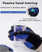 (Left+Right)Rehabilitation Robotic Glove,Finger Rehabilitation Trainer Robot Glove, Robot Hand, Robotic Rehabilitation Gloves For Stroke Hand Therapy,Automatic Hand Trainer Gloves,Robotic Glove.
