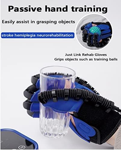 (Left+Right) Rehabilitation Robot Glove, Glove For Stroke, Hemiplegia Finger Rehabilitation Trainer Robot Gloves,Stroke Therapy Equipment For Adults,Therapy Gloves,Therapy For Hands.