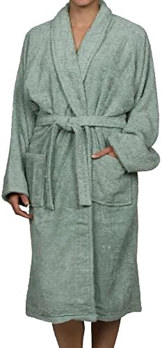 Cotton Unisex Terry Robe, Soft And Absorbent Robes For Men And Women, Bathroom Accessories