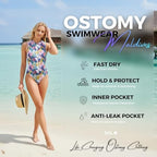SIIL Ostomy Bag Covers Ostomy Swimwear for Women - for Colostomy Ileostomy Urostomy Bags - Ostomy Supplies - Made in Europe
