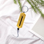 VALICLUD Spring Fish Scale, Portable Fishing Scale with Hook Large Handle Hanging Luggage Scale Handheld Aluminum Tube Weigher