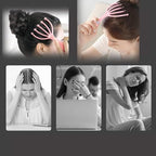 Scalp Massager, Protable Handheld Spa Head Massager for Deep Relaxation and Stress Reduction in The Office, Home Spa Father's Day and Mother's Day Gift