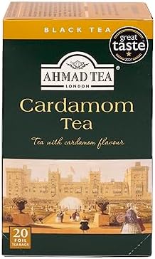 Ahmad Tea Cardamom Tea, 20 Count (Pack of 6)