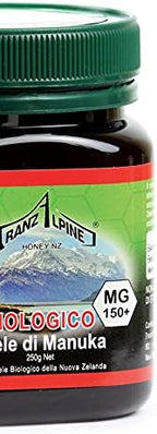 Tranzalpine Organic Manuka Honey MG150+, 250 g, 8.8 Ounces (Pack Of 1)