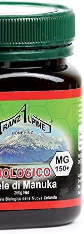 Tranzalpine Organic Manuka Honey MG150+, 250 g, 8.8 Ounces (Pack Of 1)